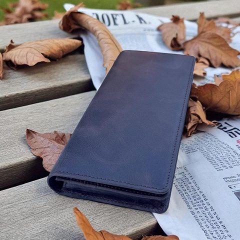 Tobiko Mihra kahve Deri Cüzdan Ve Telefonluk