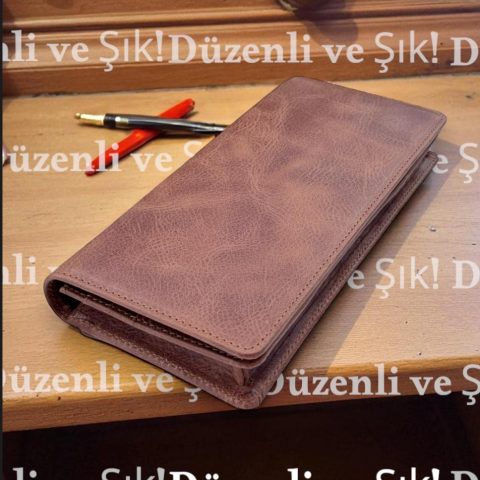 Tobiko Mihra Taba Deri Kartlık ve El Cüzdanı