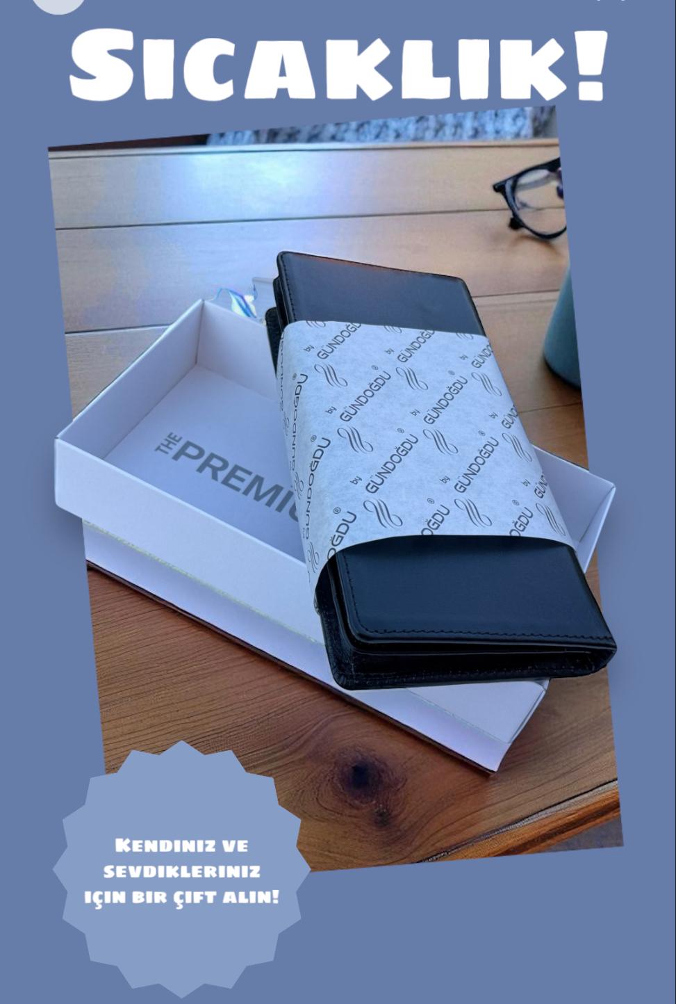 Tobiko Siyah Napa Telefonluklu Cüzdan - Görsel 4