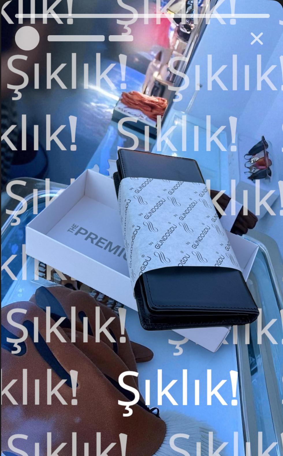 Tobiko Siyah Napa Telefonluklu Cüzdan - Görsel 3