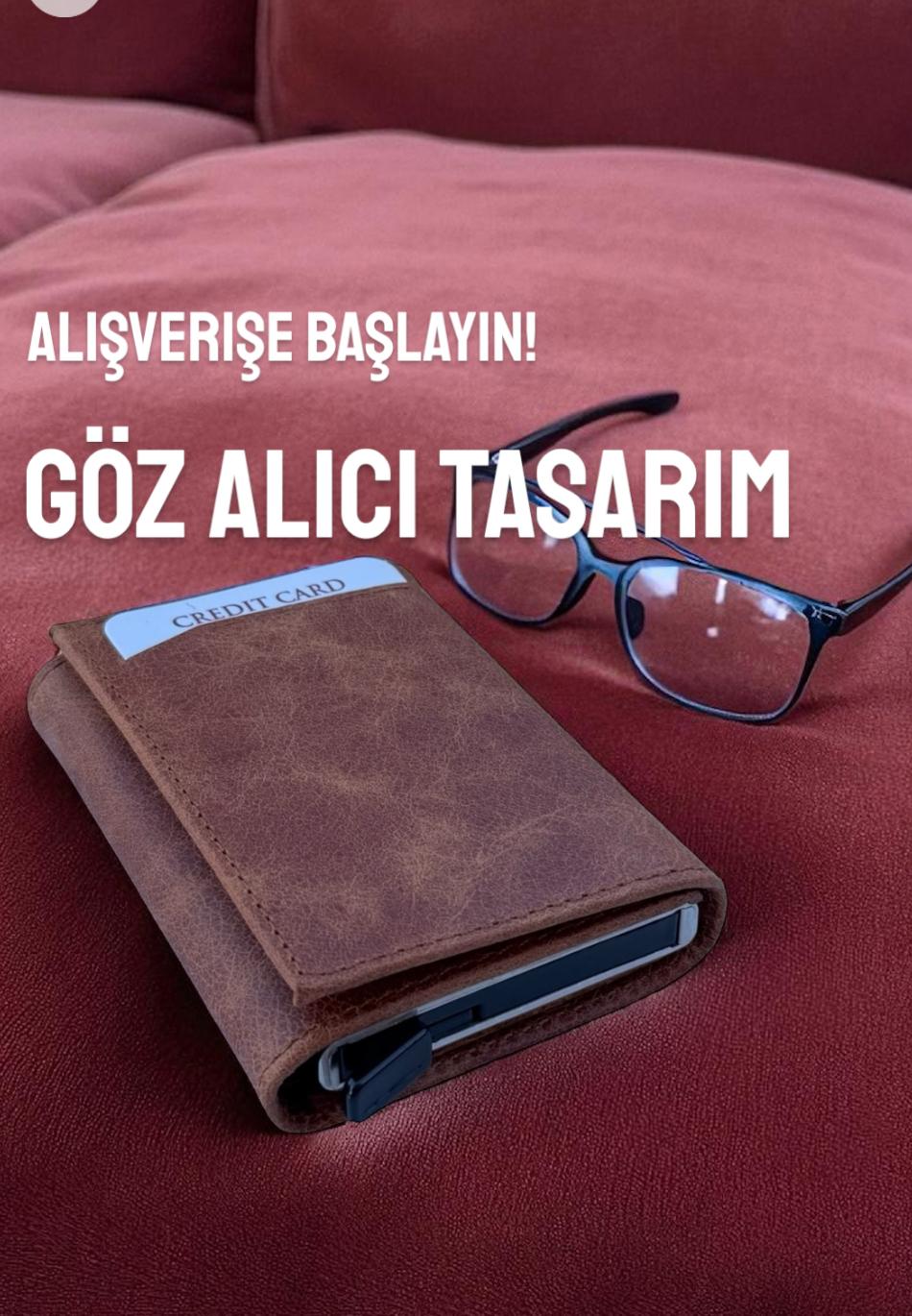 Mekanizmalı taba Aleks Deri Kartlık - Görsel 2