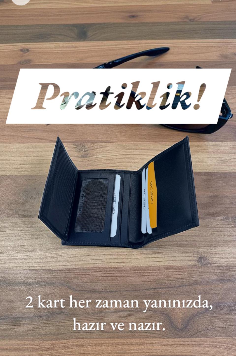 Groot Siyah Napa Deri Cüzdan - Görsel 3