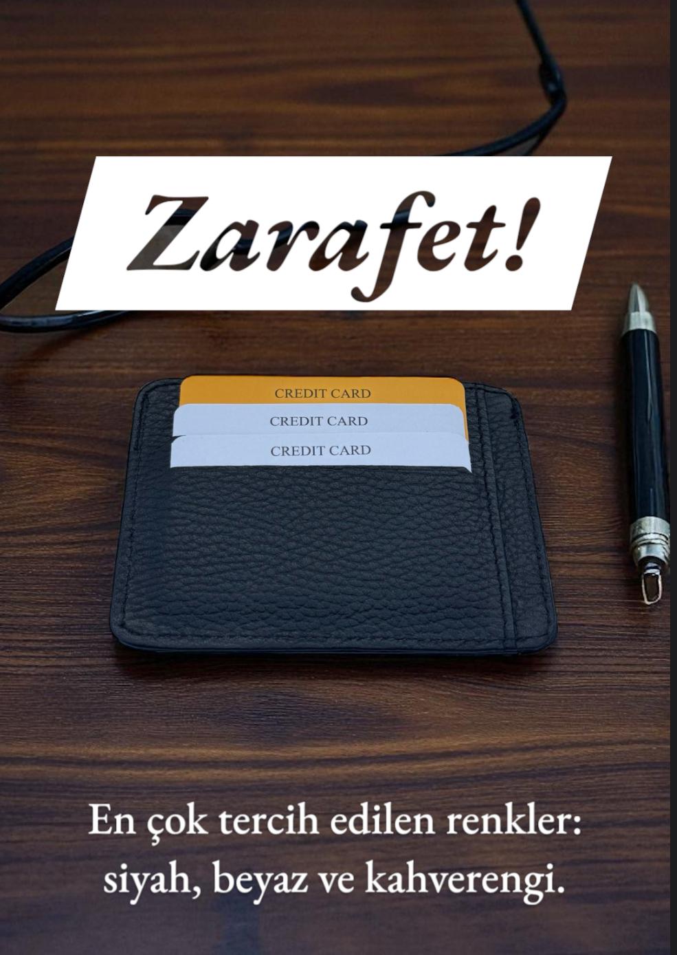 Vagon Floter Siyah Deri Kartlık - Görsel 6